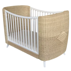 Lit bébé évolutif Coquillage 60×120 cm ou 70×140 cm