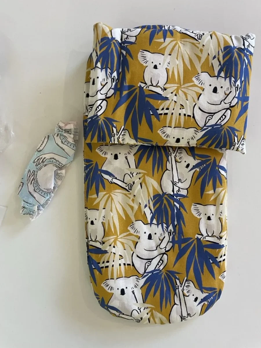 *Matelas 34cm en coton Koalas coloré pour poupées et ses accessoires