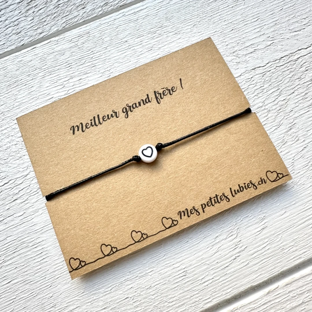 Bracelet « Meilleur grand frère »