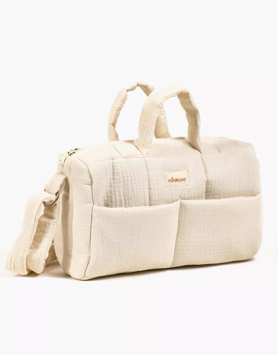 Sac à langer poupée en gaze de coton mastic