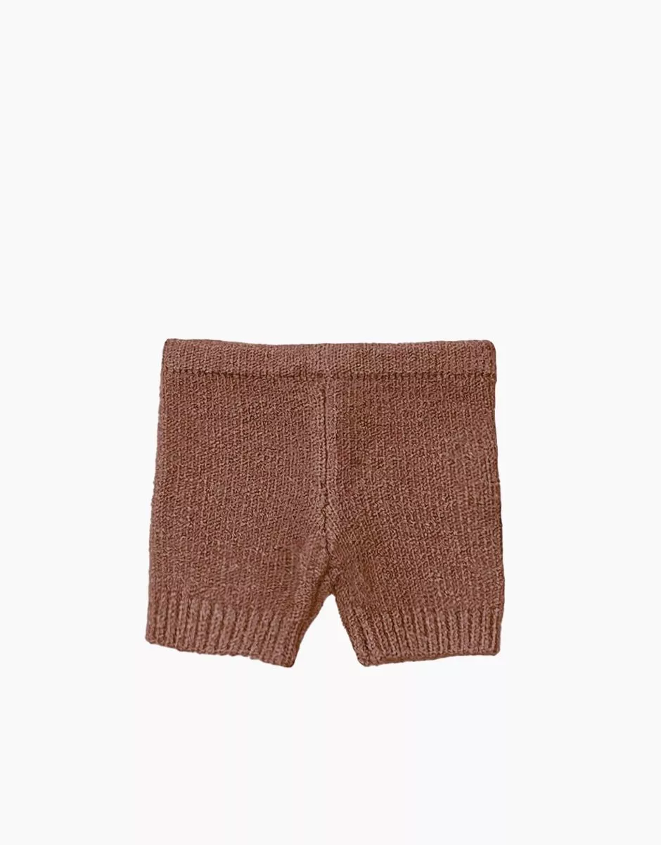 Shorty Luigi en tricot marron chiné