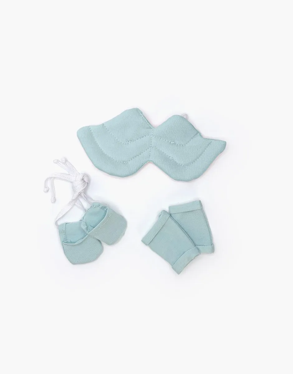 Lot accessoires de danse Mini Panchas bleu menthe