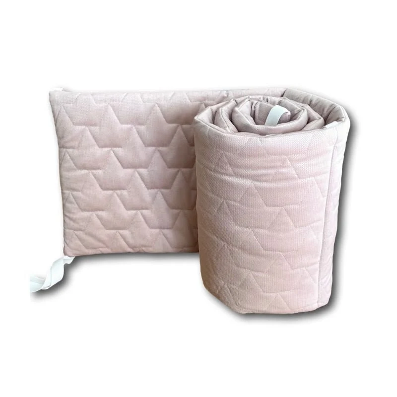 Tour de lit rose poudré – Image 2